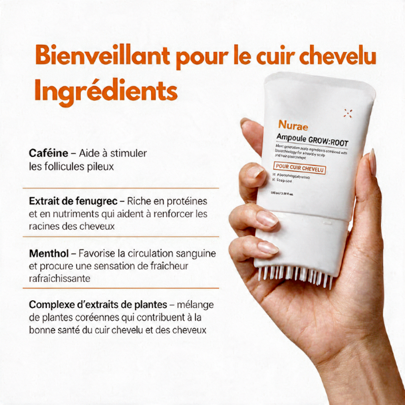 Nurae Éveil- Sérum Fortifiant Cuir Chevelu au Complexe Coréen